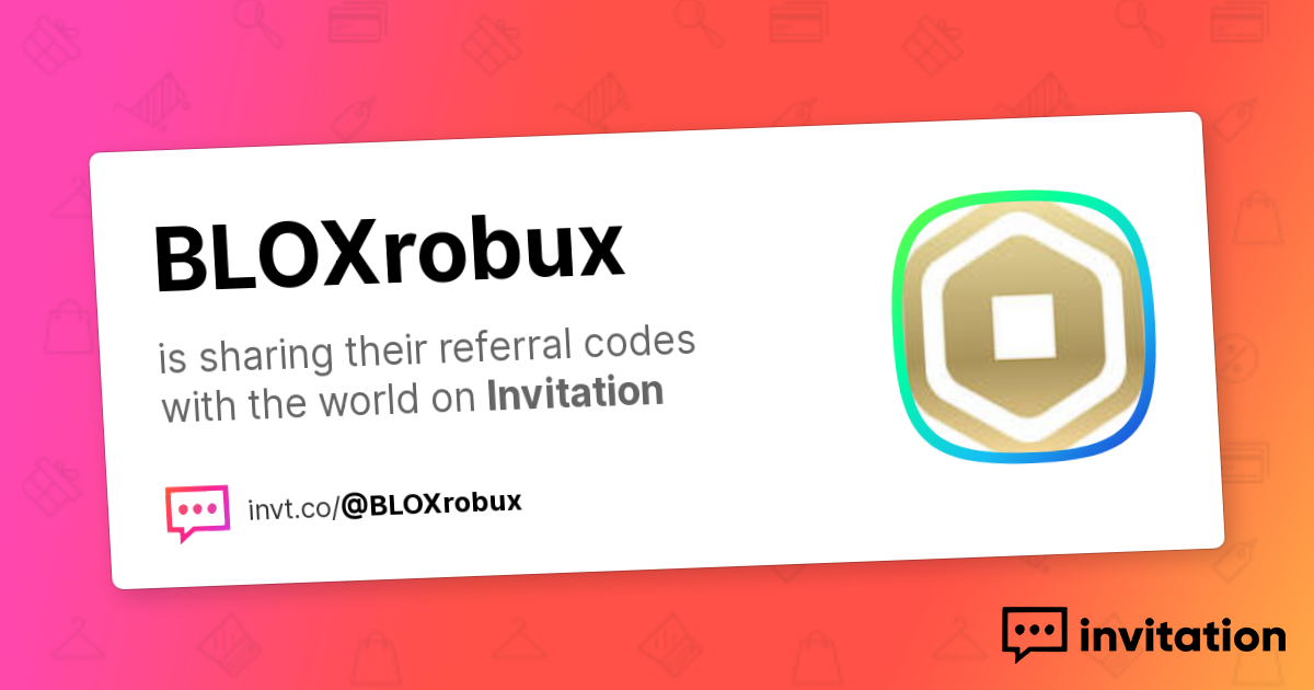 BLOXrobux's Blox.Land referral link — Ayoub Abbout ◢◤