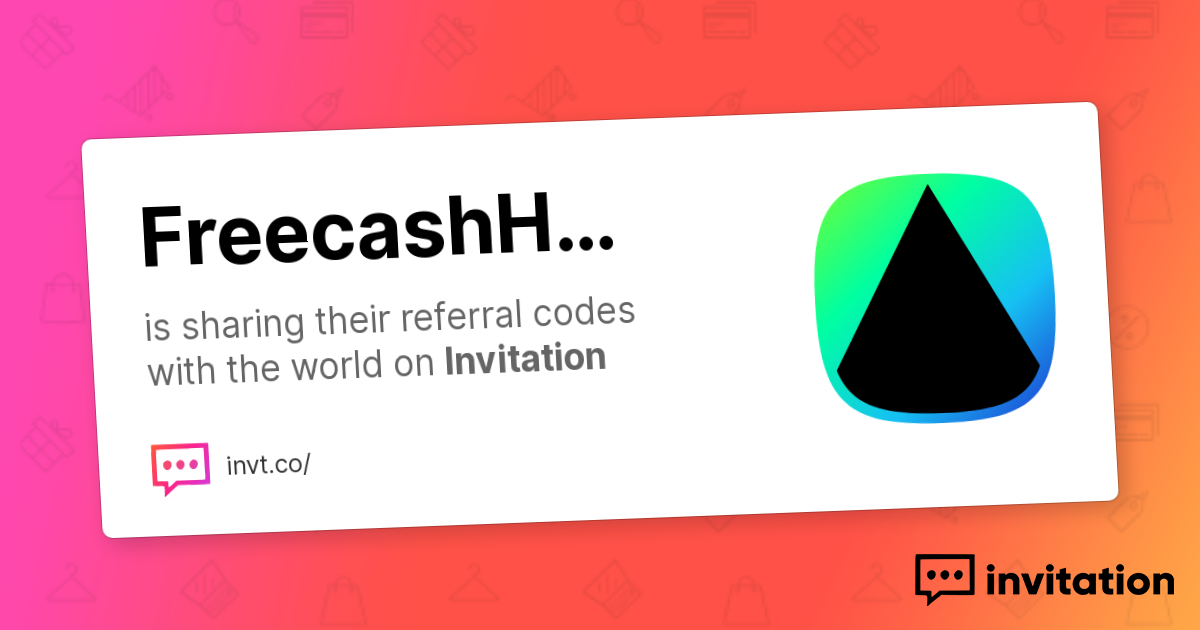 Hi try my Freecash code ;) — QuickFacts invitation.codes
