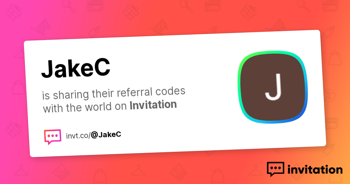 Jake's Promo Codes — Jake invitation.codes
