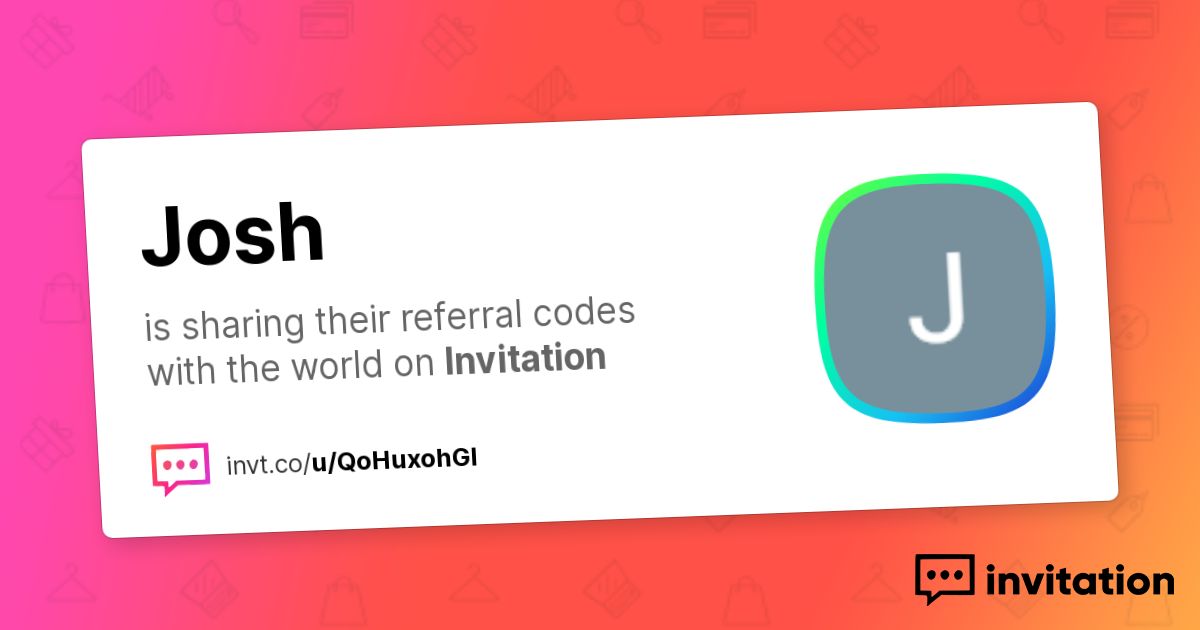 Josh's Promo Codes — Josh Henderson invitation.codes