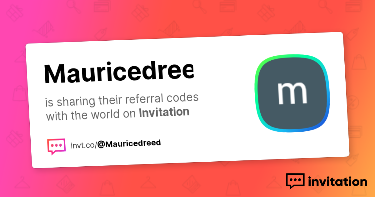 My Referrals for cash signups ️ ️ ️ — maurice reed invitation.codes