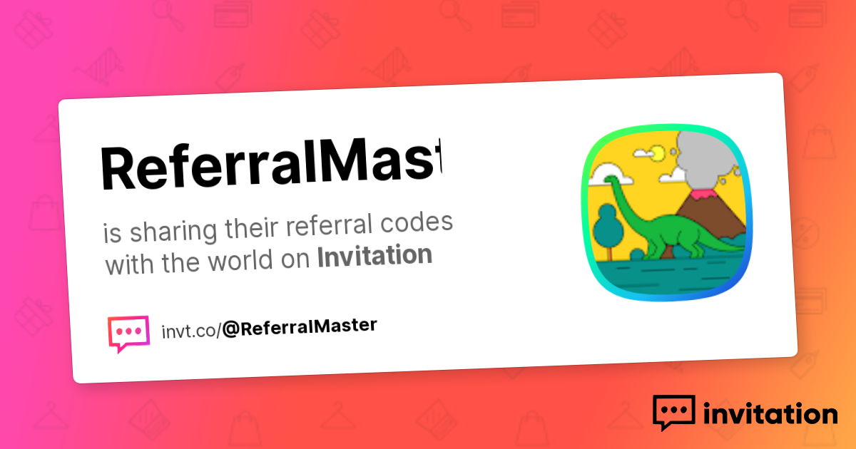 @ReferralMaster's Slide referral link — Tony Wang invitation.codes