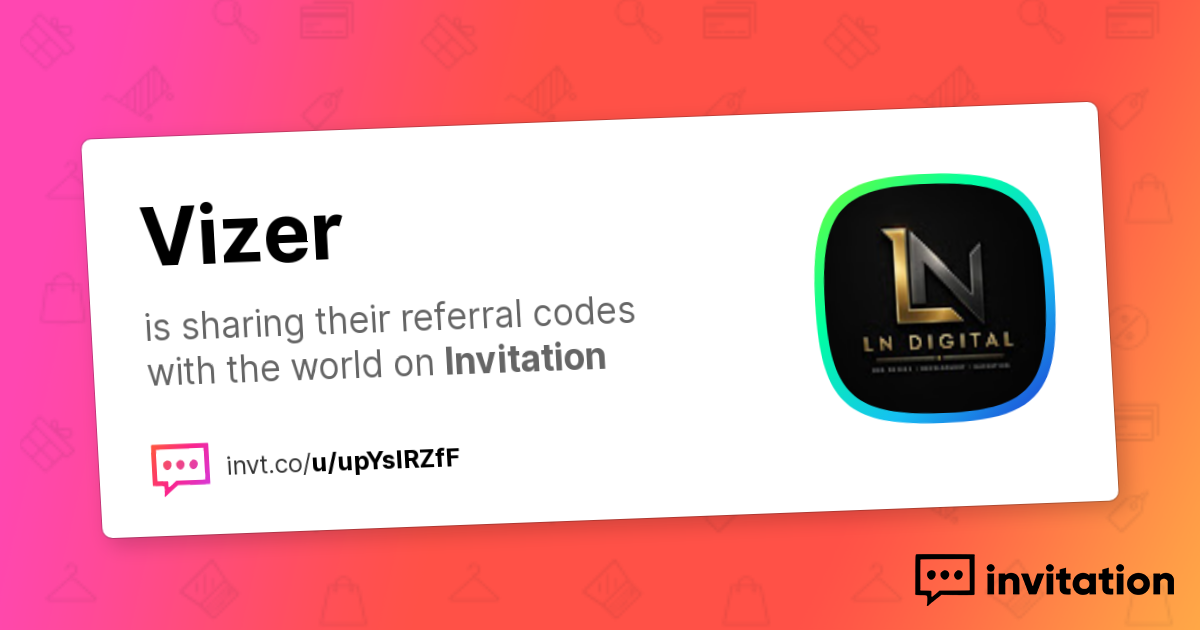 Vizer's Promo Codes — Vizer invitation.codes