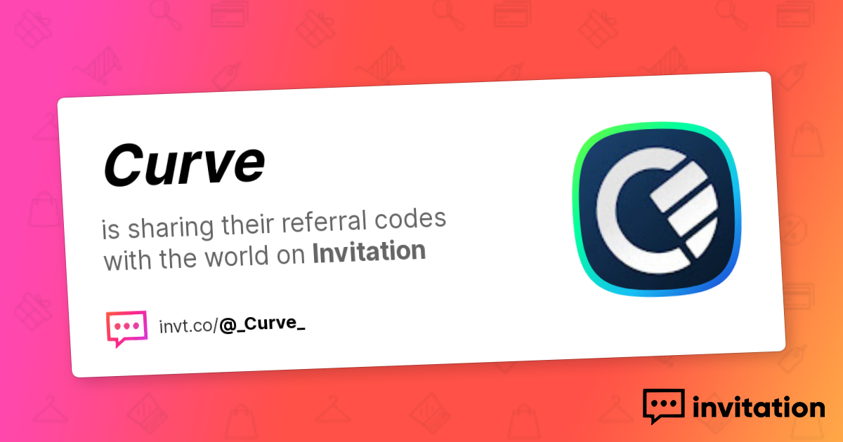 Curved Code Curve Promo Code — Curve ( #CurveCard, #CurveApp, #CurvePromoCode, # ...
