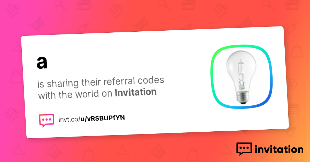 A's Promo Codes — a lightbub invitation.codes