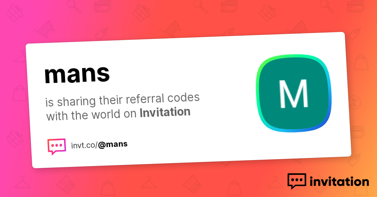 Manibus Invitation Code Måns's Promo Codes — Måns invitation.codes