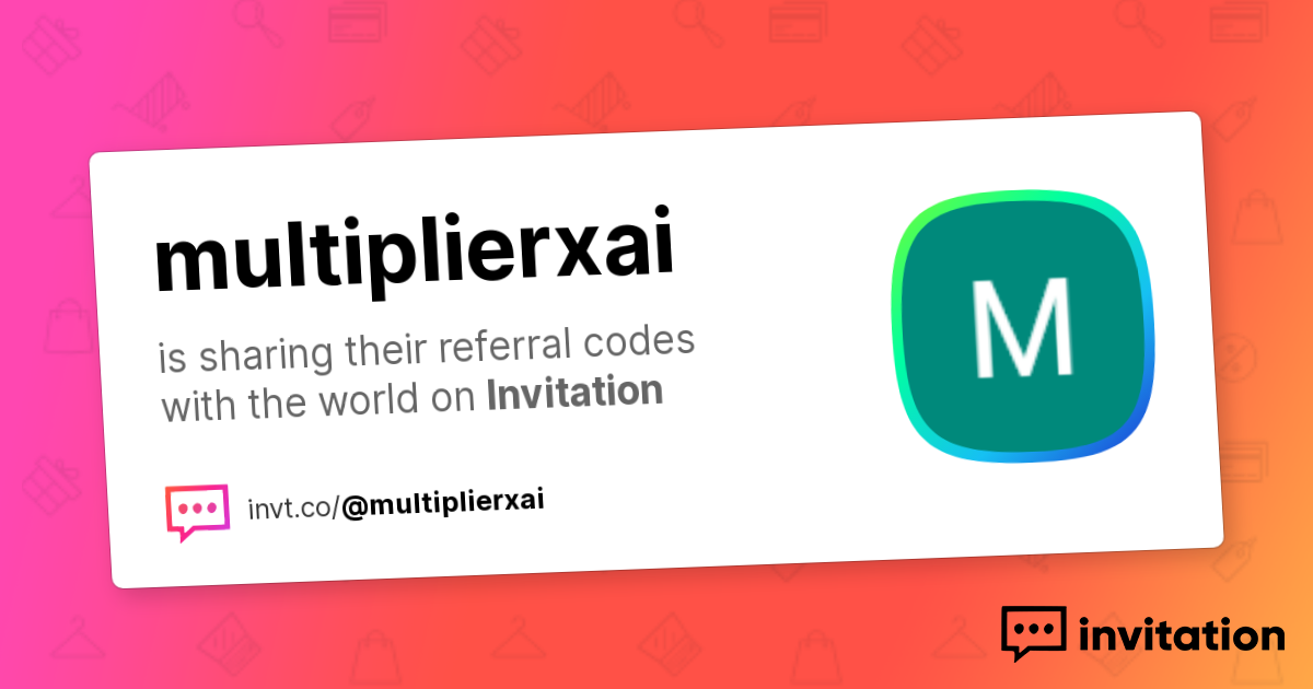 User Multiplier Multiplier's Promo Codes — Multiplier AI invitation.codes