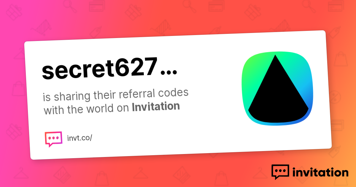 Secret's Promo Codes — Secret samurai invitation.codes