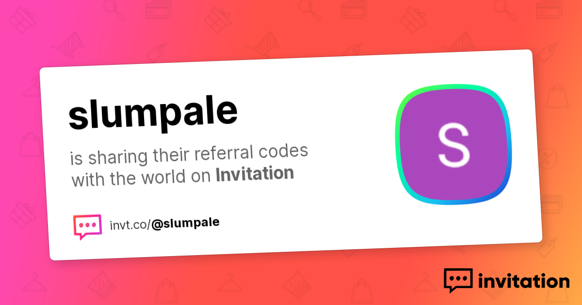 Slump Code Slump's Promo Codes — Slump Zzz invitation.codes