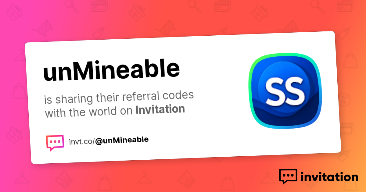 unMineable™ — unMineables invitation.codes