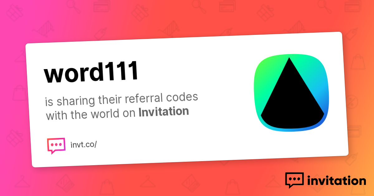 Hello! And welcome — WordAx invitation.codes