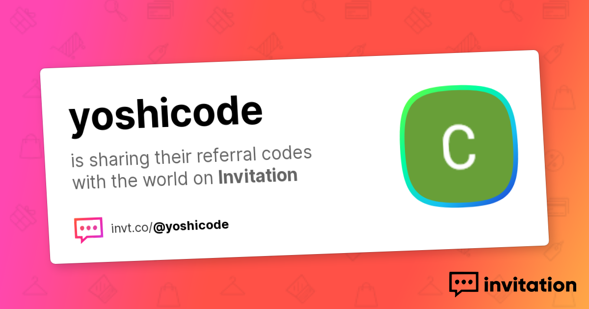 The best codes and rewards for you! — Yoshi Codes invitation.codes